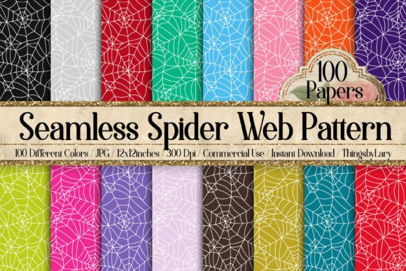 Download 100 Seamless Spider Web Pattern Papers - Papers Collection
