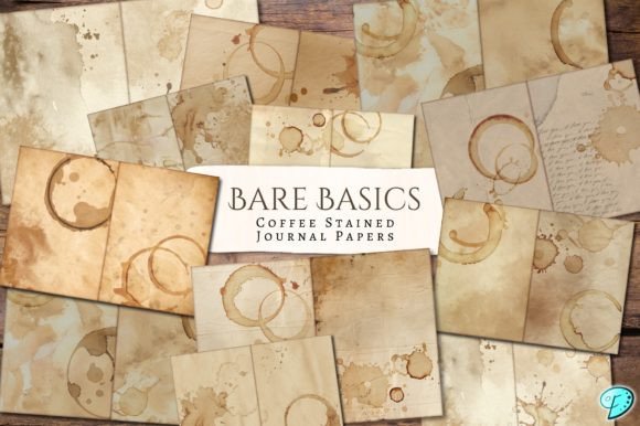 Download Bare Basics Coffee Stain Journal Papers - Papers Collection