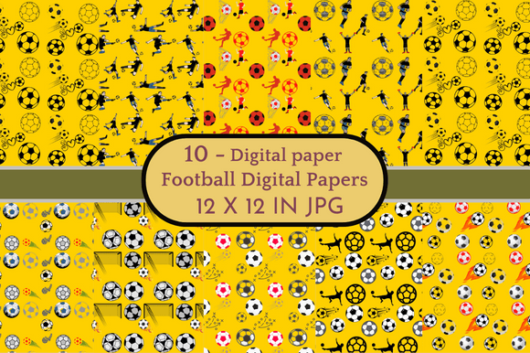 Download Football Digital Papers Patterns - Papers Collection