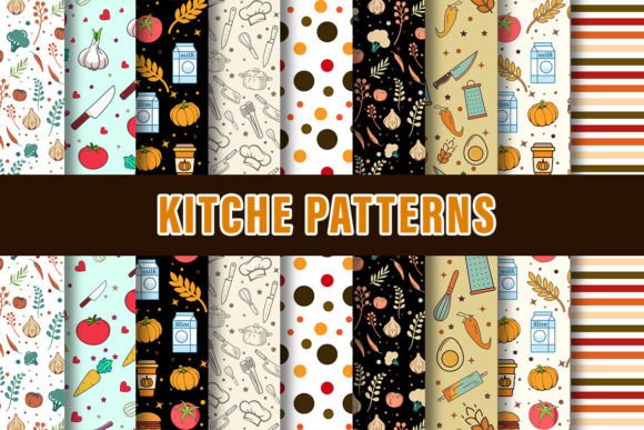 Download Kitchen Digital Papers Patterns - Papers Collection