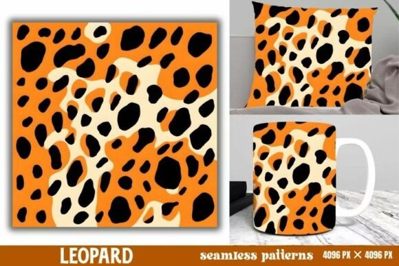Download Leopard Print Digital Papers Background - Papers Collection