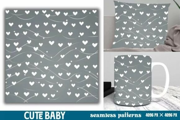 Download Cute Baby Pastel Digital Papers Pattern - Papers Collection