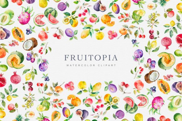 Download Watercolor Fruit Clipart Collection - Premium Resources