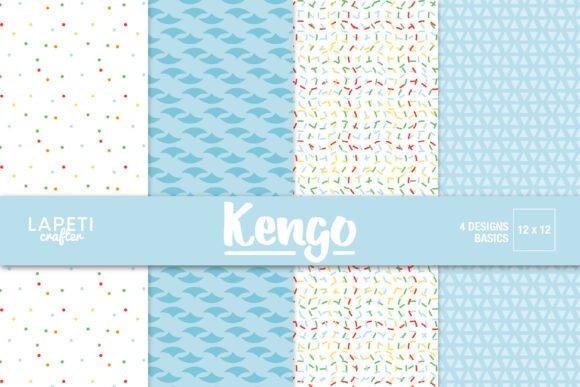 Download Colorful Kids Pattern Papers for Scrap - Papers Collection