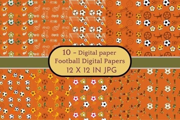 Download Football Digital Papers Patterns - Papers Collection