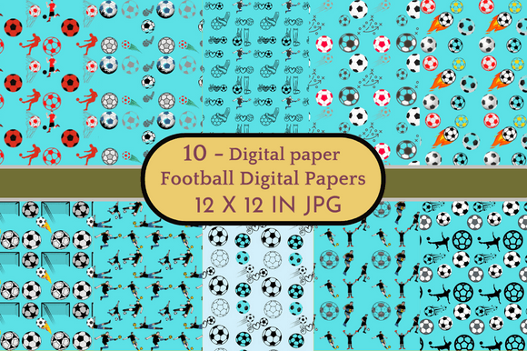 Download Football Digital Papers Patterns - Papers Collection