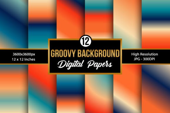 Download Retro Groovy Gradient Background Papers - Papers Collection