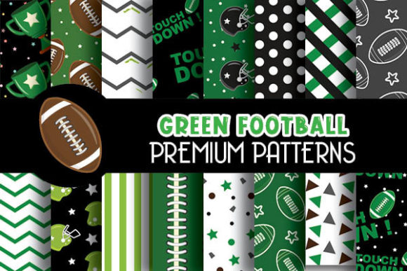 Download Green Football Digital Papers Patterns - Papers Collection