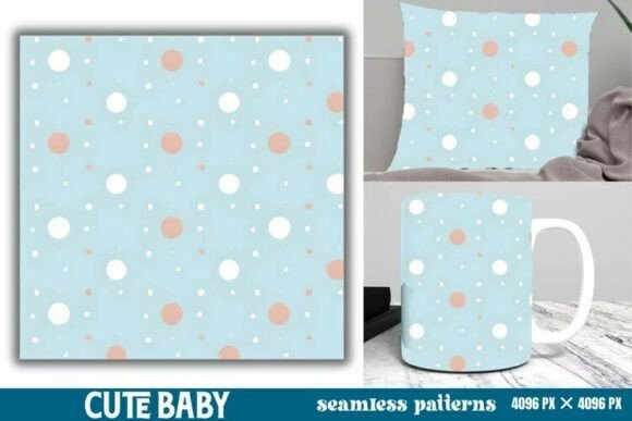 Download Cute Baby Pastel Digital Papers Pattern - Papers Collection