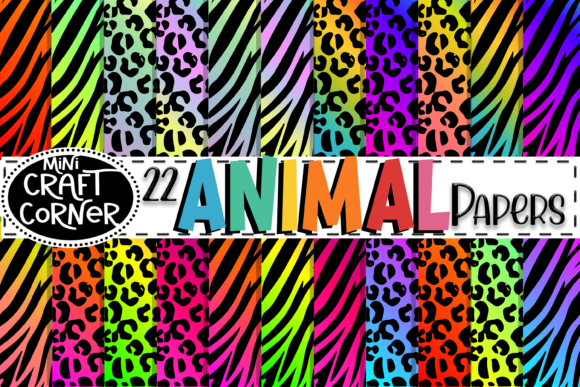 Download Animal Rainbow Papers - Papers Collection