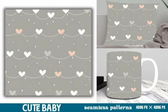 Download Cute Baby Pastel Digital Papers Pattern - Papers Collection