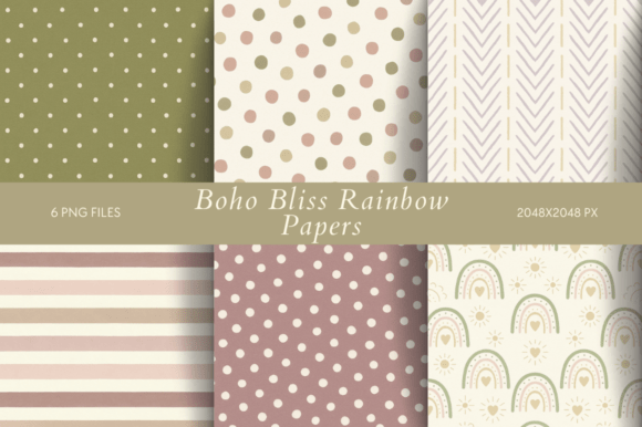 Download Boho Bliss Rainbow Papers - Papers Collection