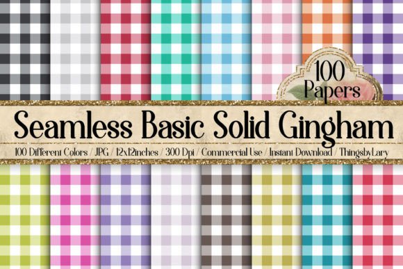 Download Seamless Basic Solid Gingham Papers - Papers Collection