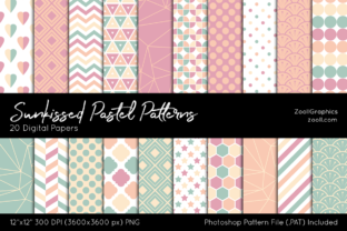Download Sunkissed Pastel Digital Papers - Papers Collection