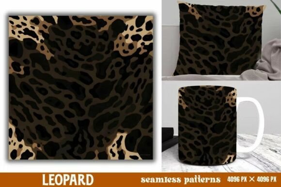 Download Leopard Print Digital Papers Background - Papers Collection