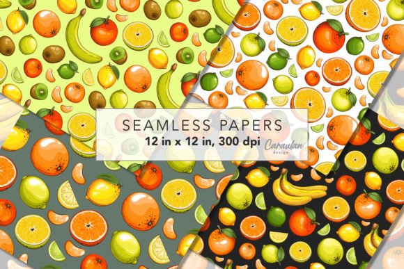 Download Fruits Seamless Background - Fruit Collection