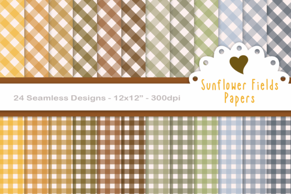 Download Seamless Fall Gingham Papers - Papers Collection
