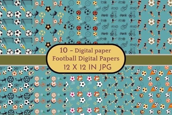 Download Football Digital Papers Patterns - Papers Collection