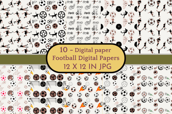 Download Football Digital Papers Patterns - Papers Collection