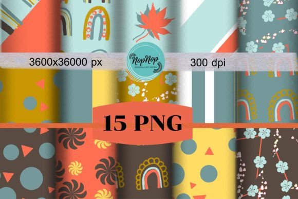 Download Mini Rainbow Papers Set - Papers Collection